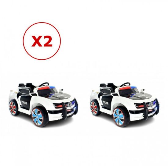 صورة سيارتين شرطة رياضيه ، ماطورين